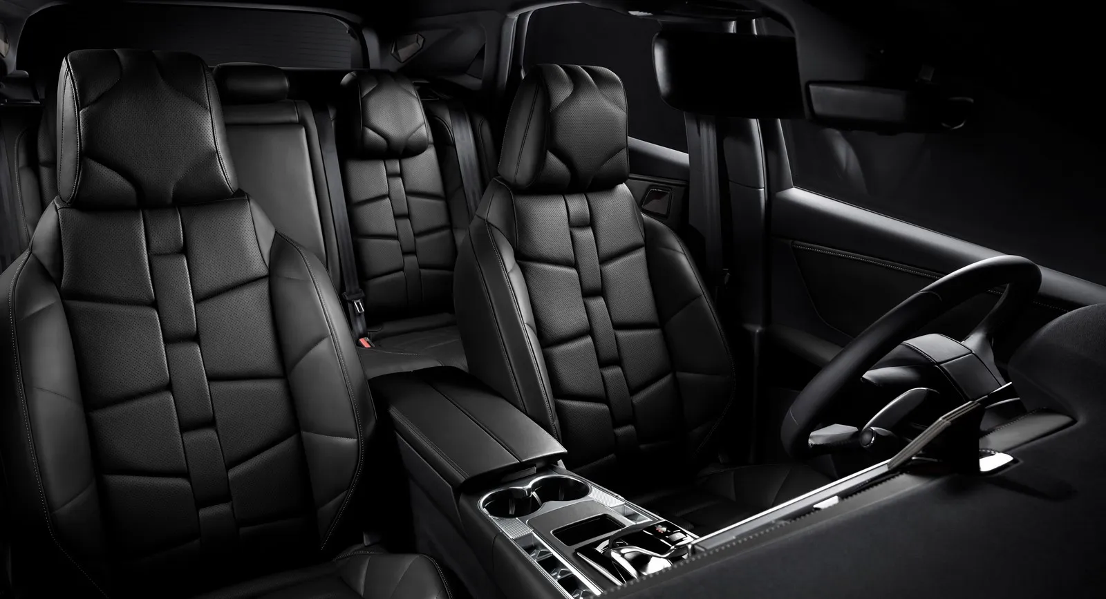 ds 7 crossback sedili pelle nera