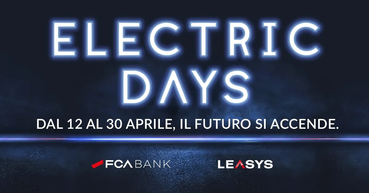 electric days fca bank e leasys