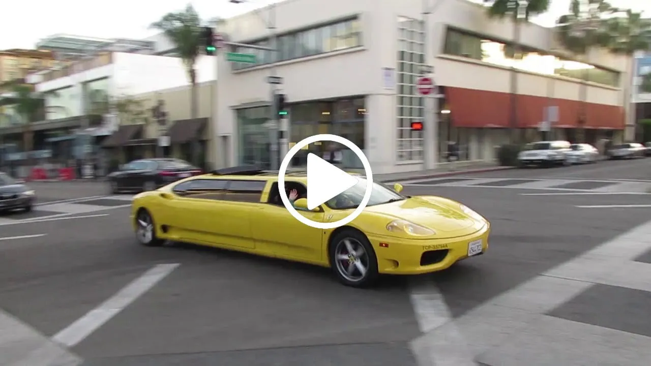 ferrari 360 limousine