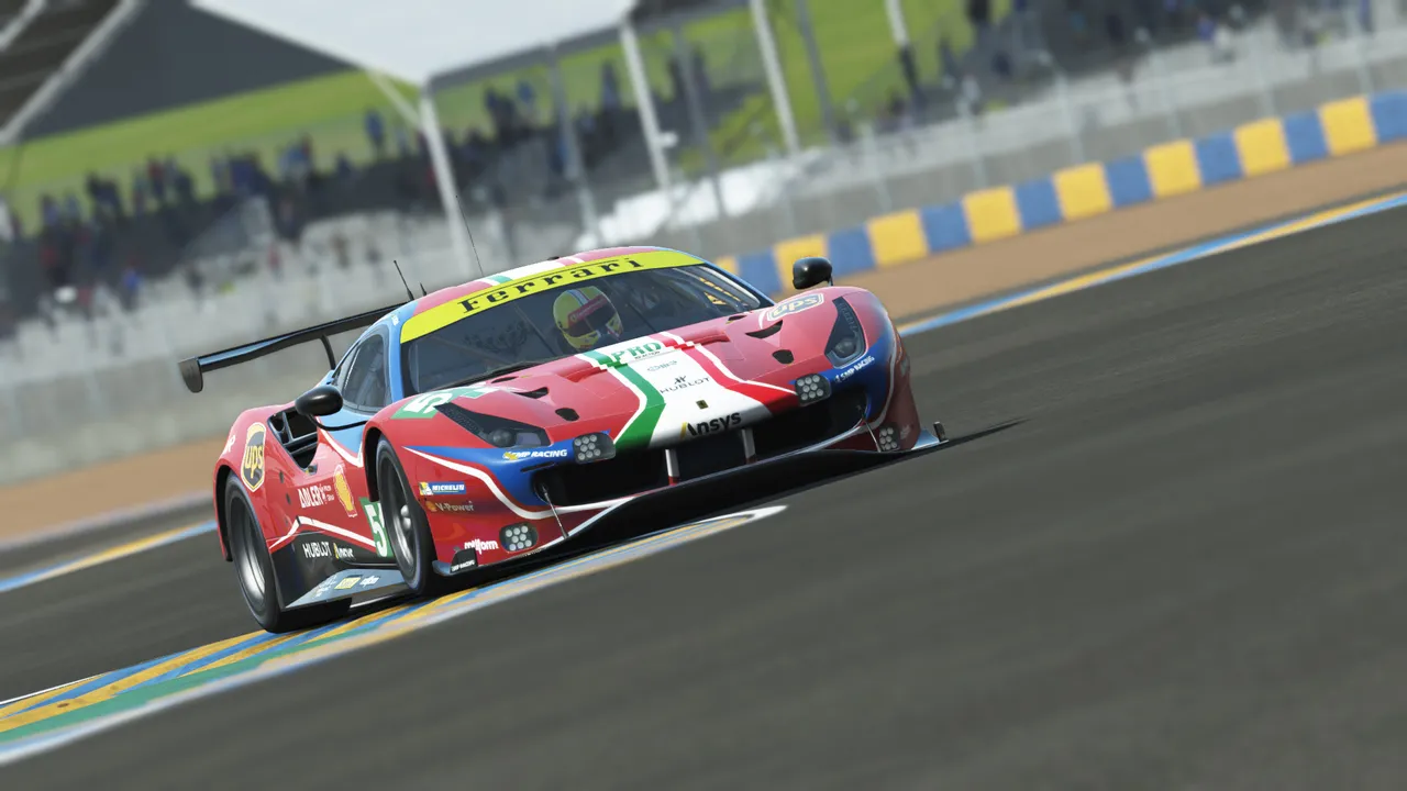 ferrari 488 gte 24 ore di le mans virtuale
