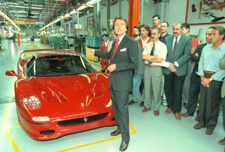 ferrari f50 montezemolo
