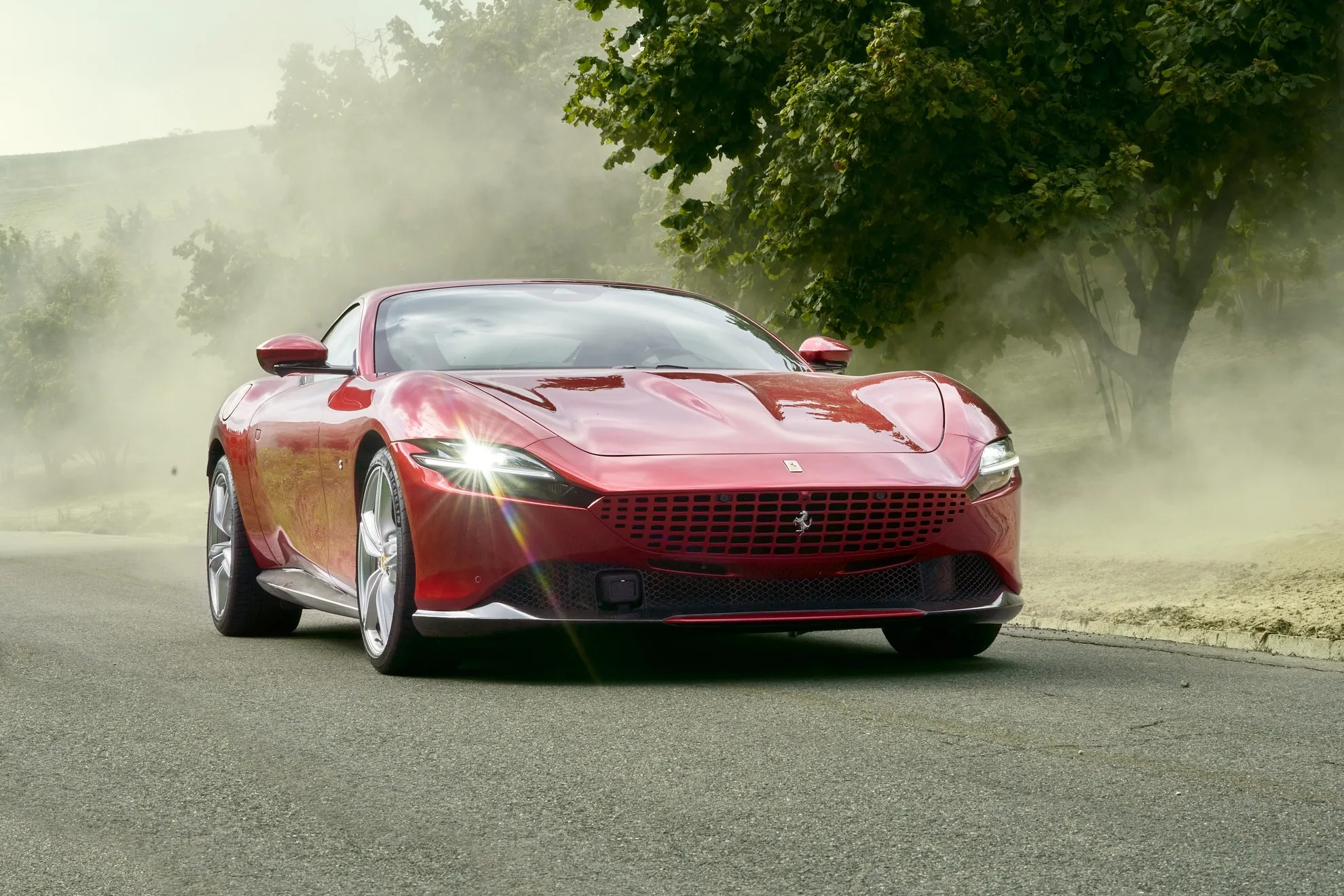 ferrari roma come va