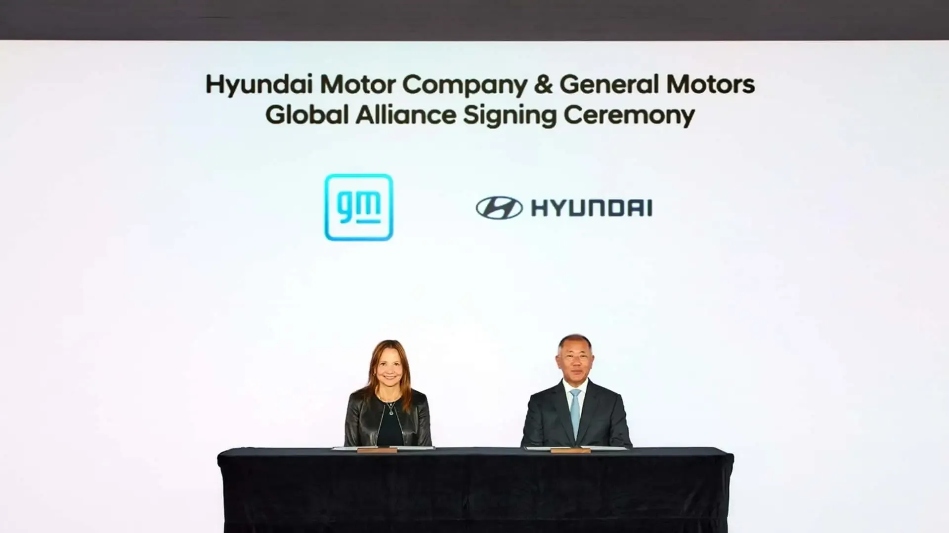 general motors e hyundai motor company firmano un accordo
