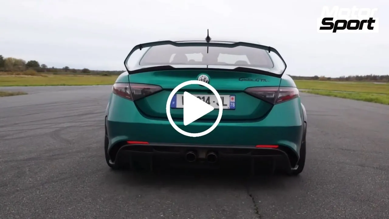 giulia gtam acceleration video