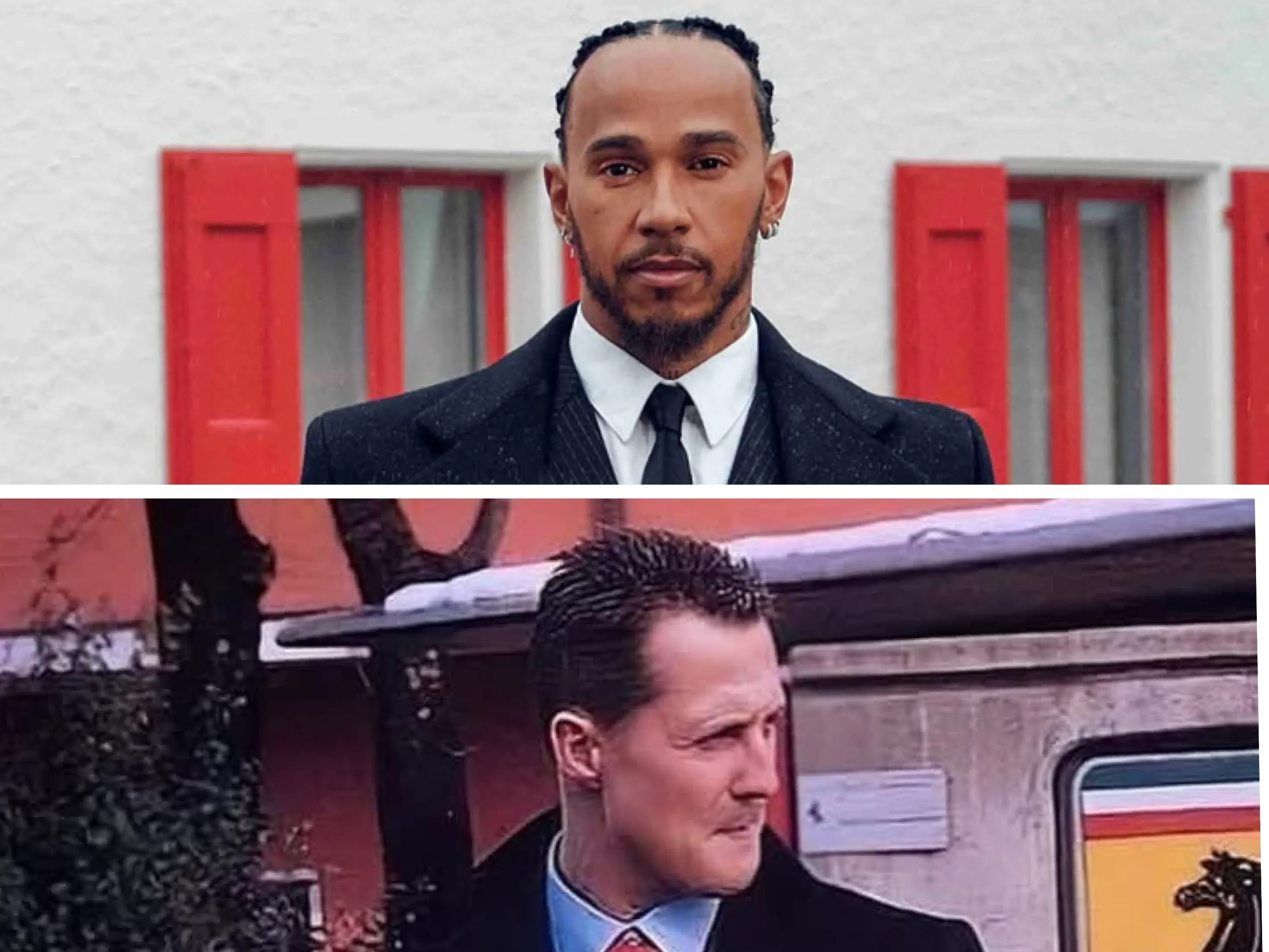 hamilton schumi ferrari