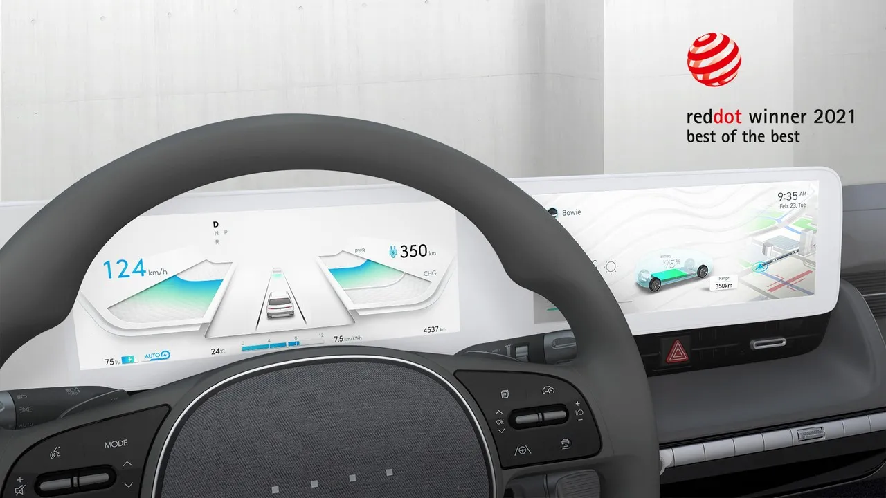 hyundai wins 17 red dot awards ev infotainment system jong e
