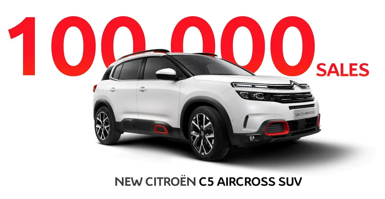 il nuovo suv citroen c5 aircross taglia il traguardo delle 100000 vendite