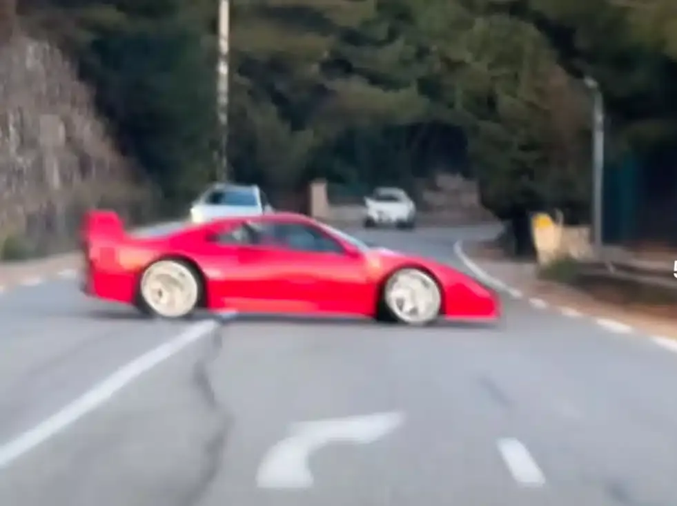 incidente ferrari f40 norris