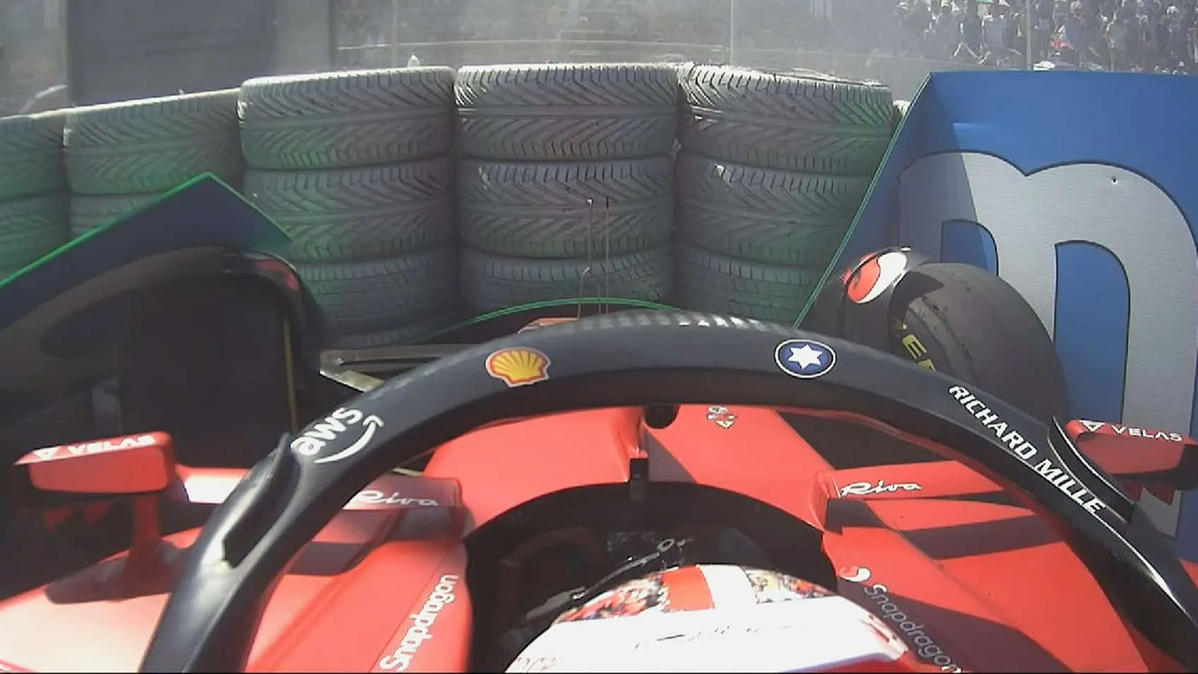 incidente leclerc paul ricard