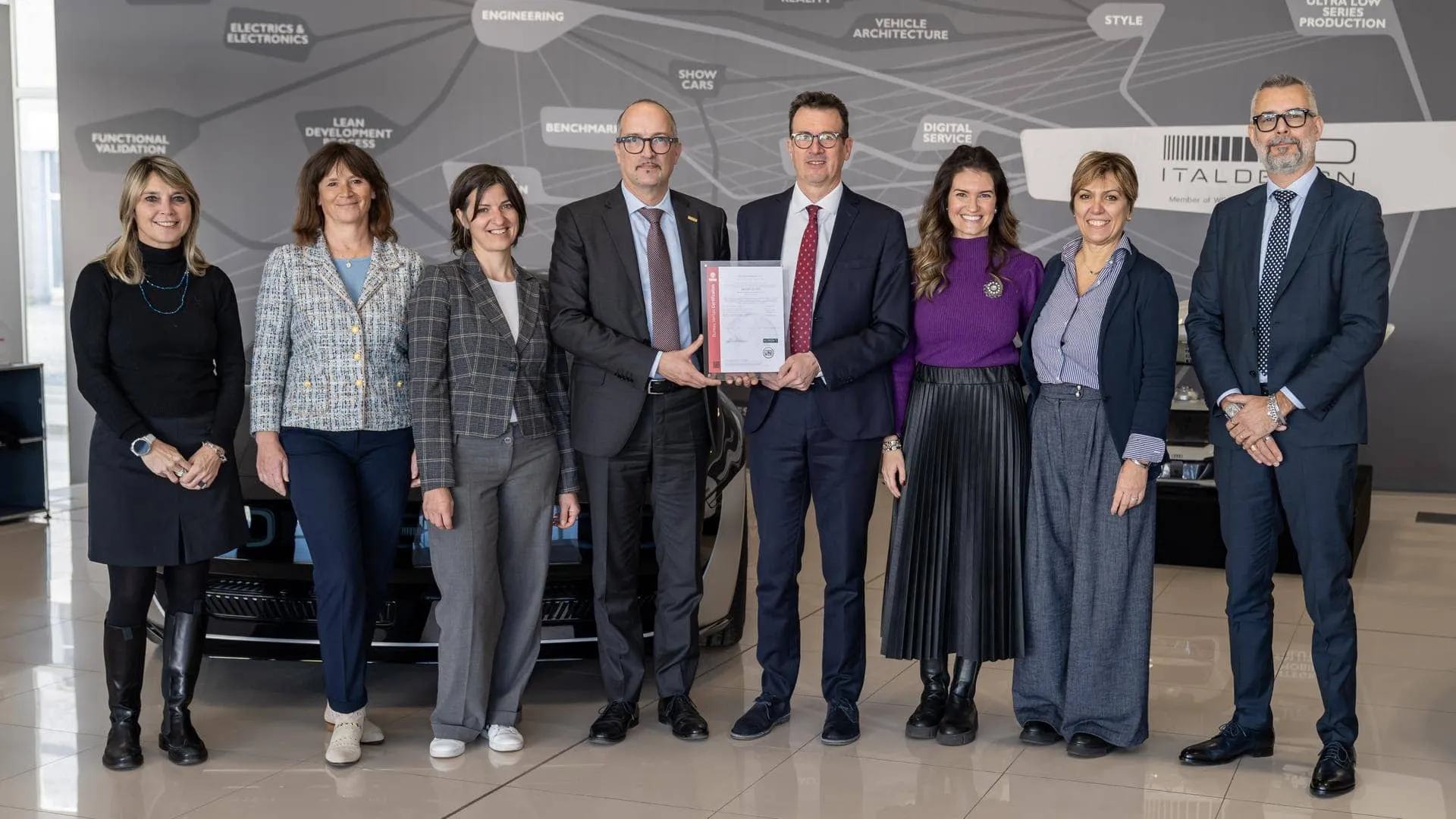 italdesign ottiene la certificazione per la parita di genere