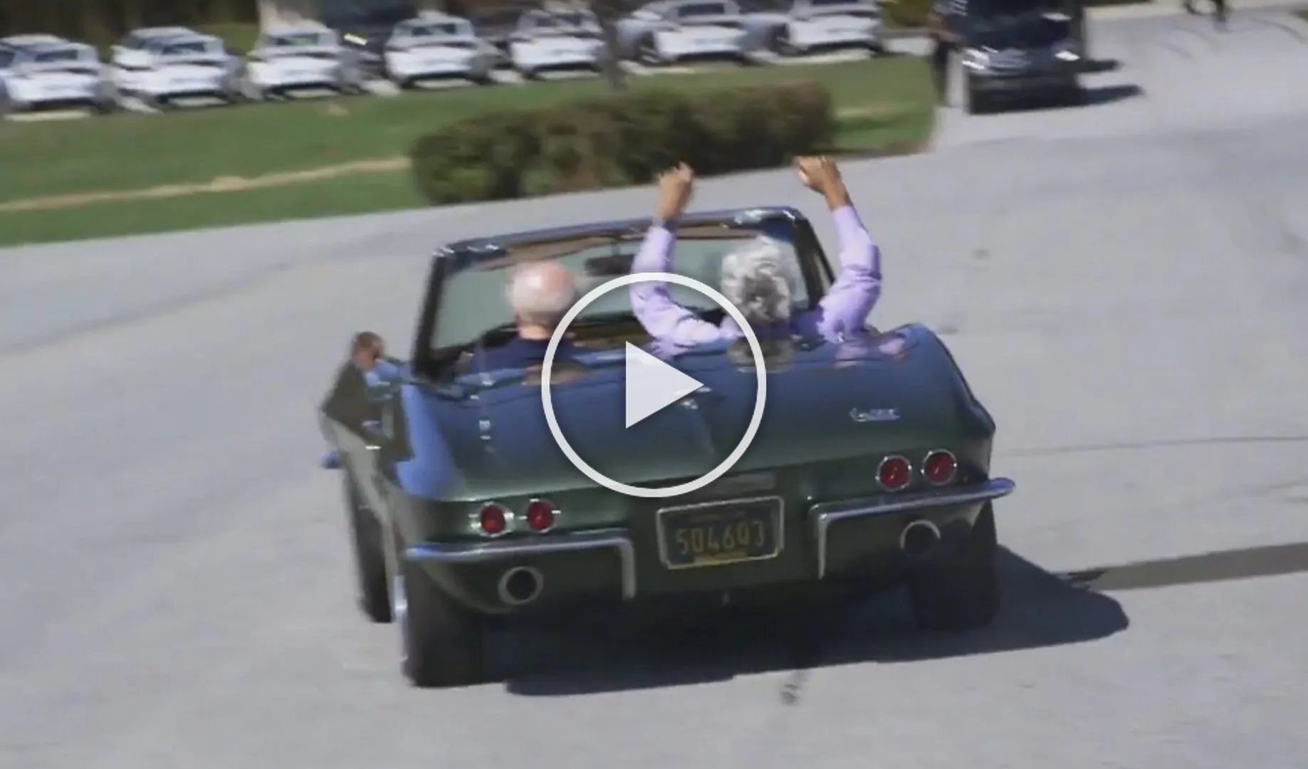 joe biden corvette burnout