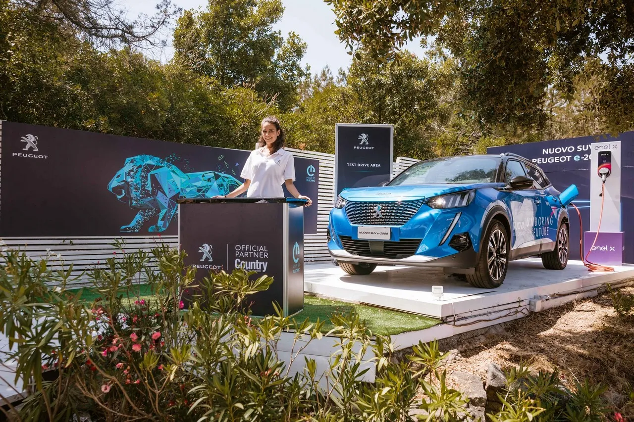 la move to electric experience peugeot approda al country club di porto rotondo 1