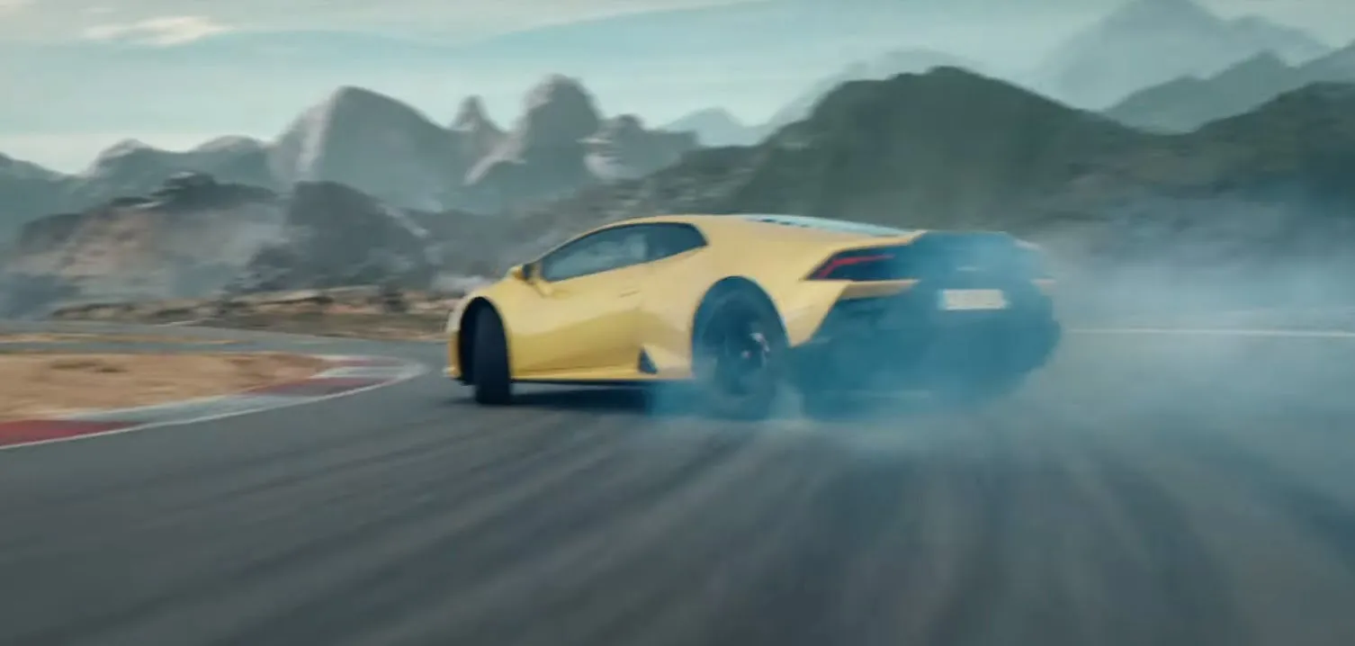 lamborghini huracan evo rwd in pista
