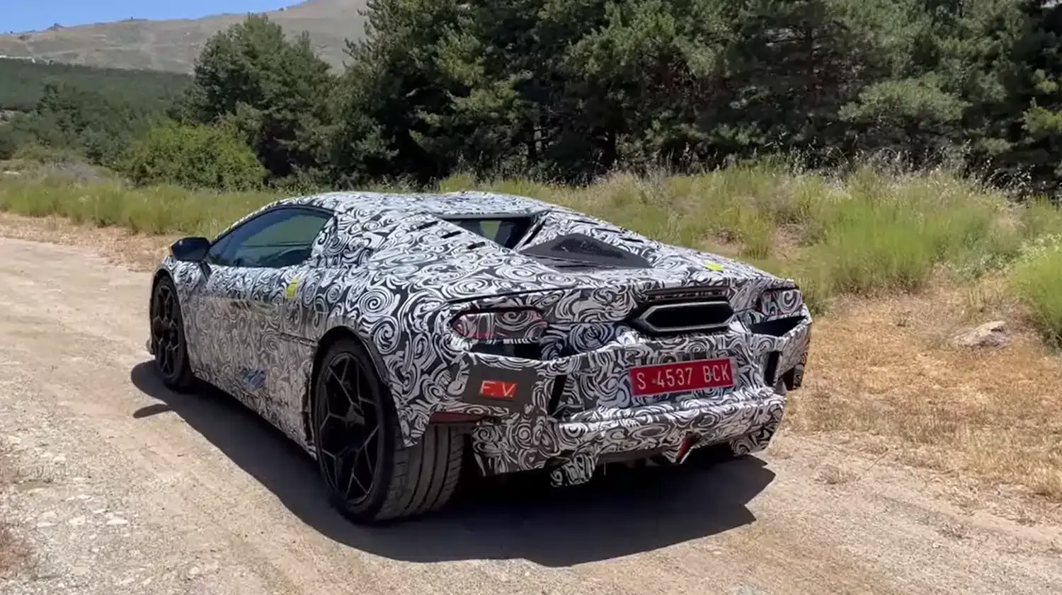 lamborghini temerario video