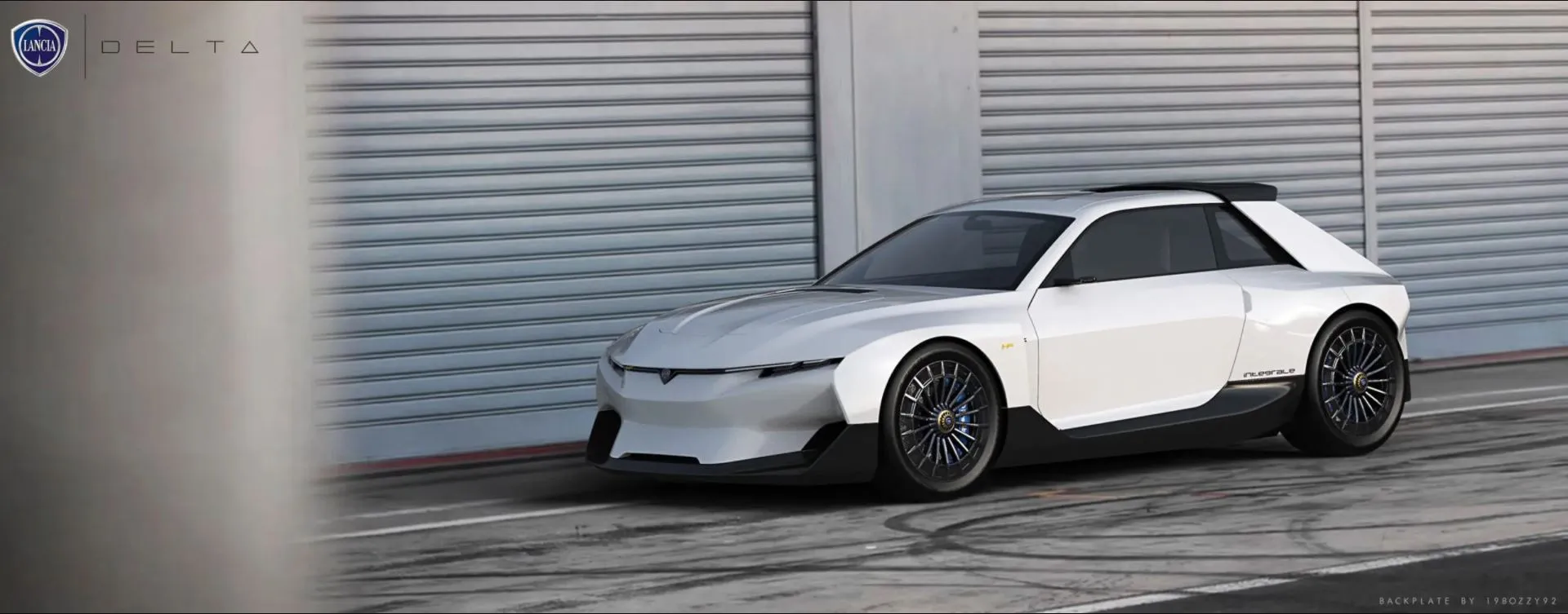 lancia delta integrale render