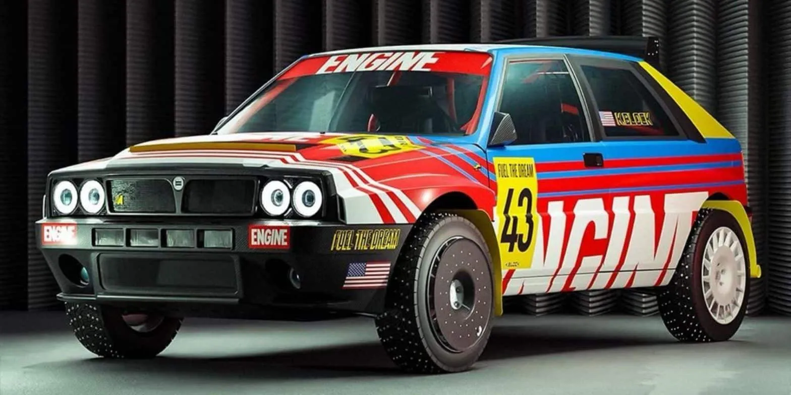 lancia delta ken block front
