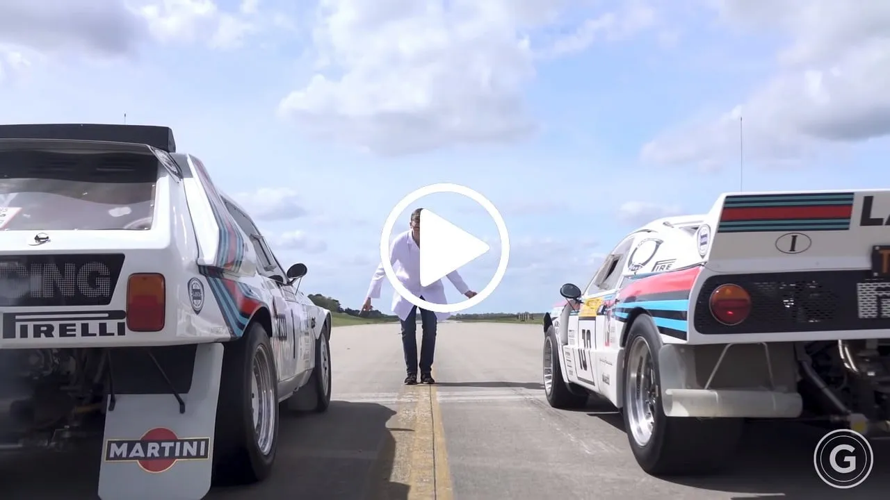 lancia martini drag race