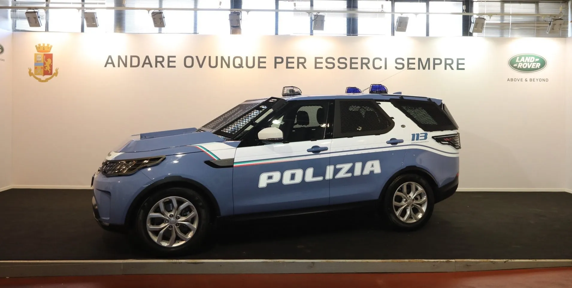 land rover discovery polizia