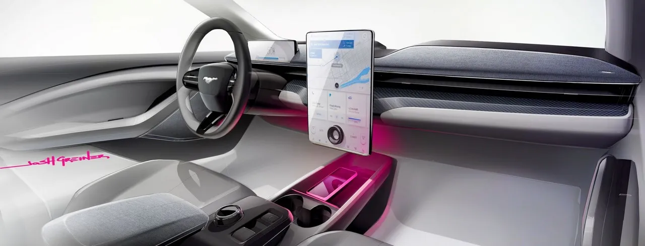 mach e sound system sketch