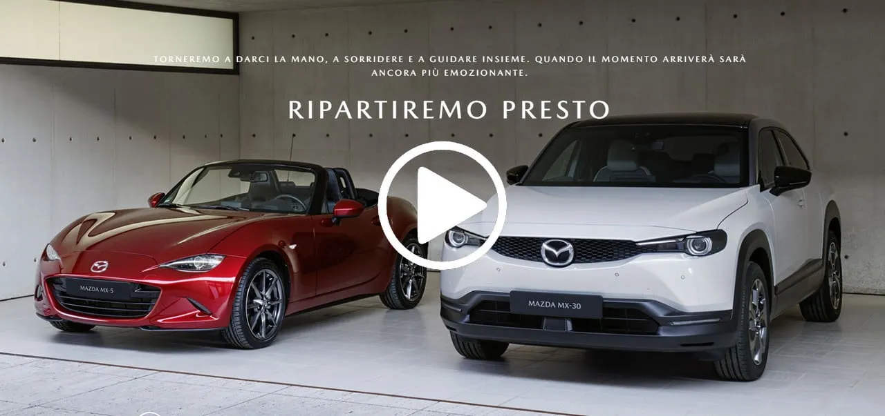 mazda ripartiremo presto