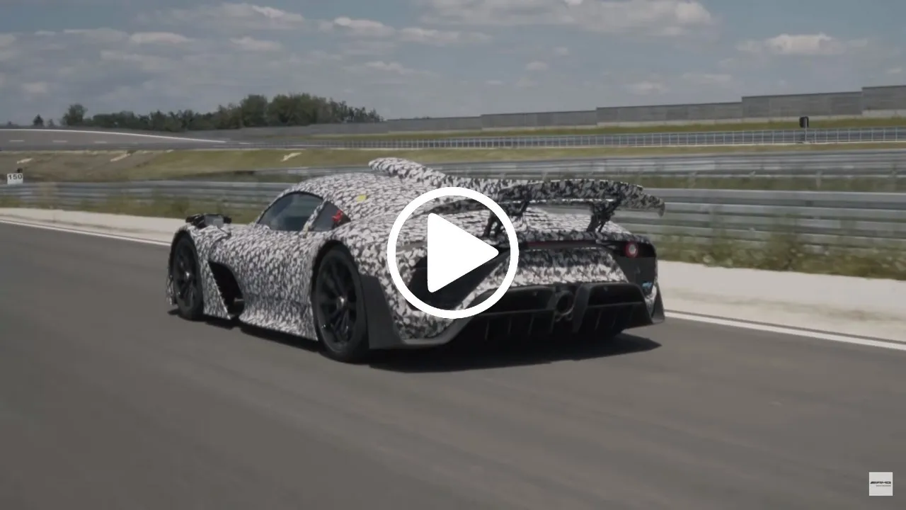 mercedes amg project one test