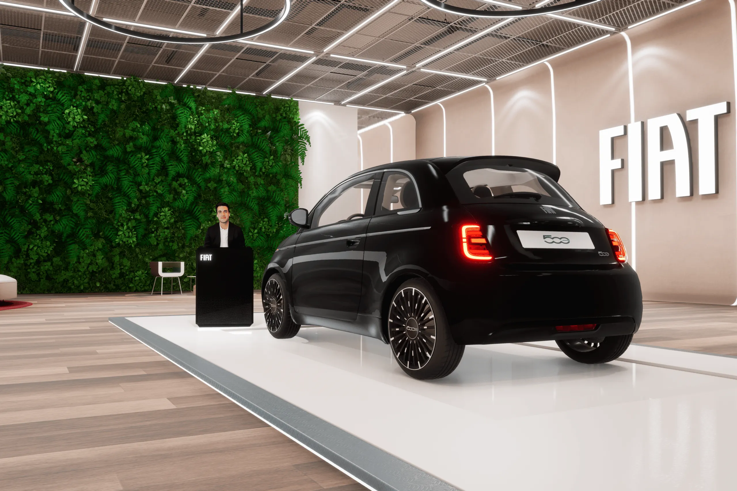 metaverso fiat 500e bocelli