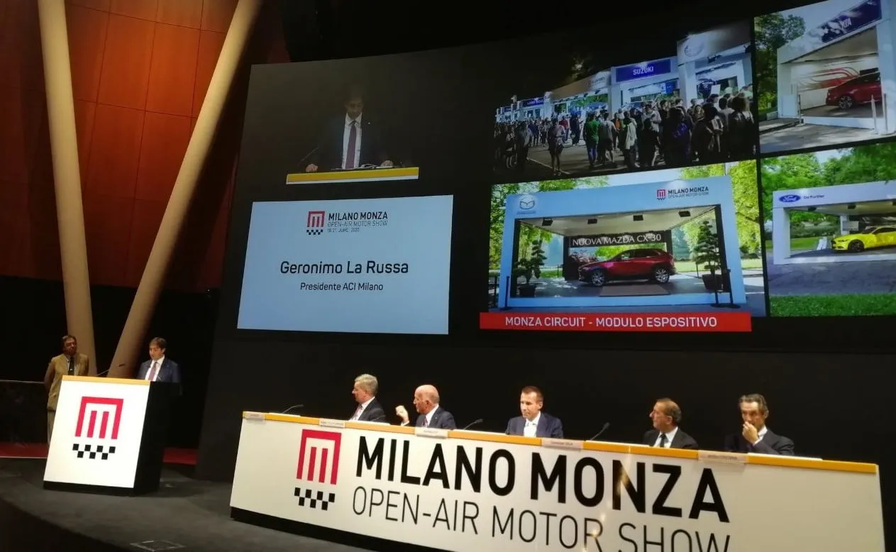 milano monza open air motor show 2020 presentazione sala