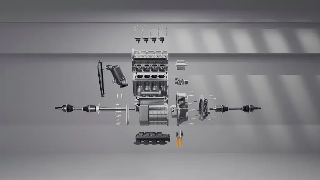 motore ibrido modulare