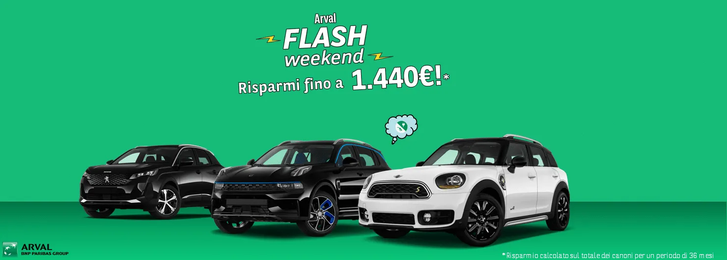 offerte arval flash weekend 2023