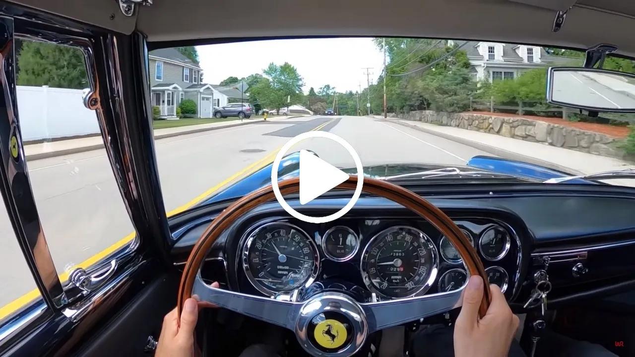 onboard ferrari 250 gt coupe