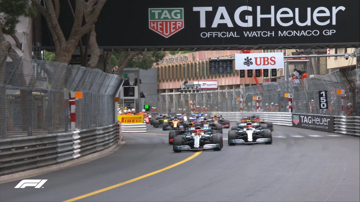 partenza gp montecarlo 2019