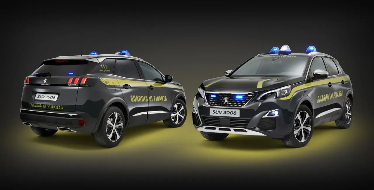 peugeot 3008 consegnate alla guardia di finanza 4rid