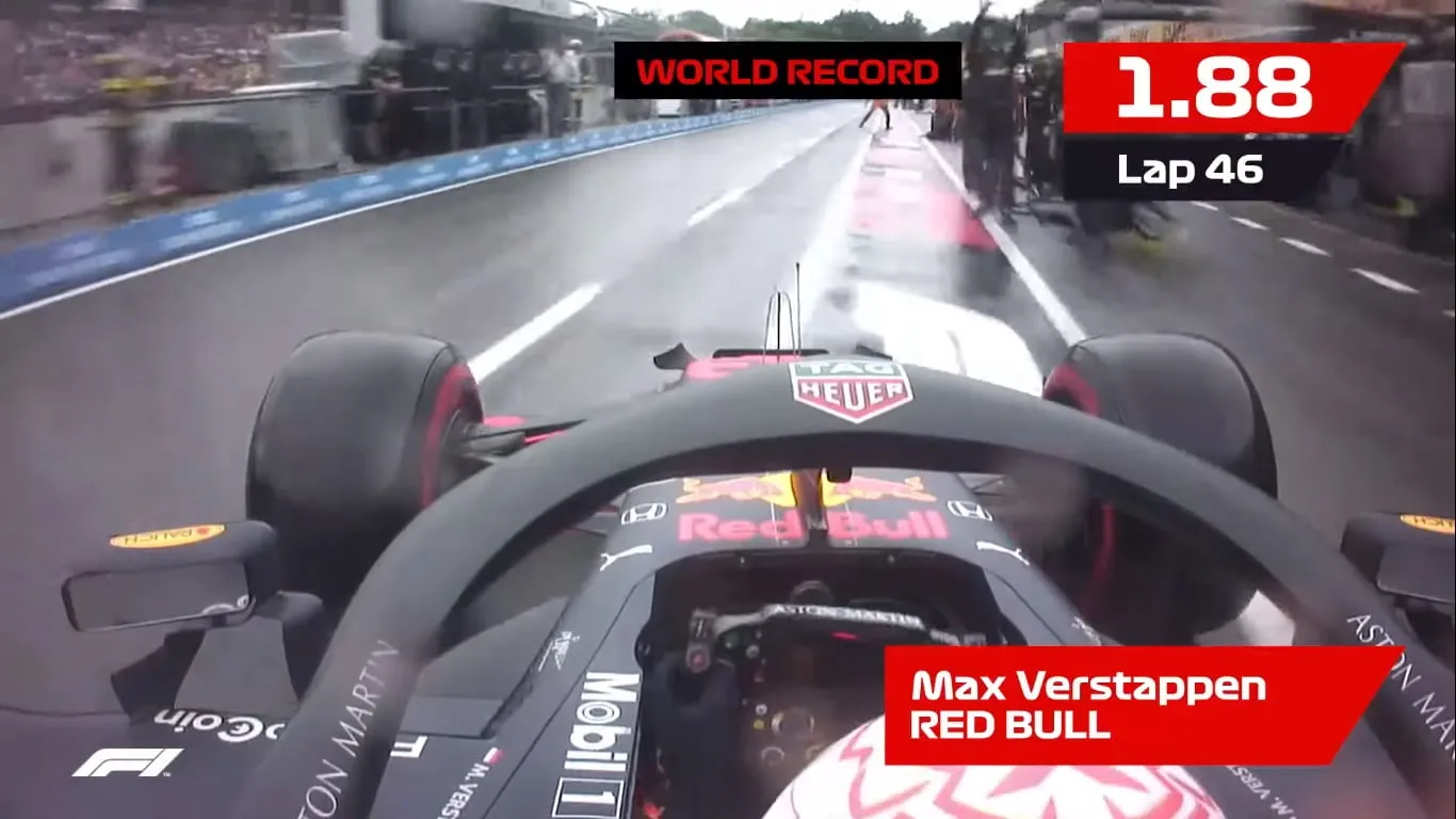 pit stop max verstappen world record