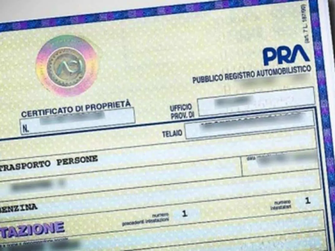 pra pubblico registro automobilistico
