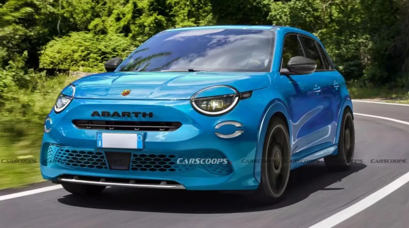 render abarth 600e