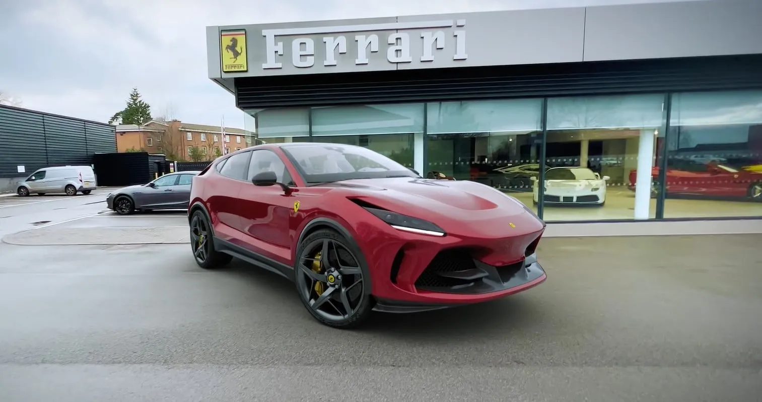 render ferrari purosangue