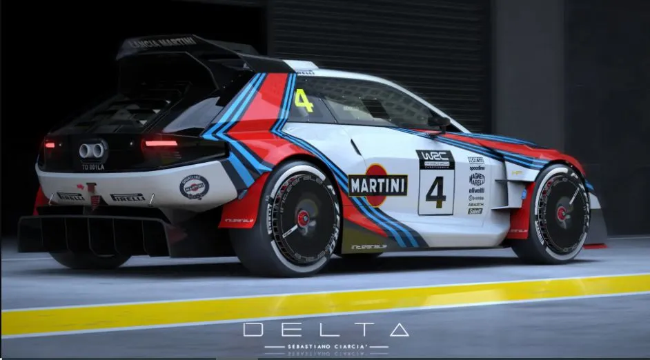 render lancia delta hf integrale