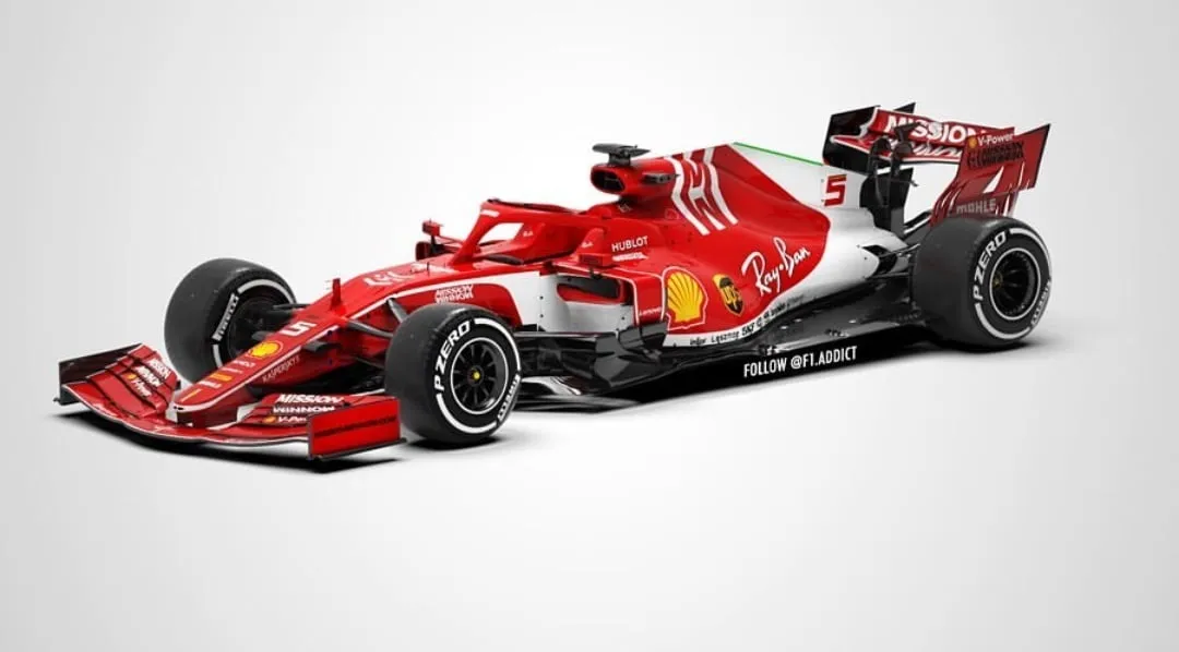 render livrea nuova ferrari