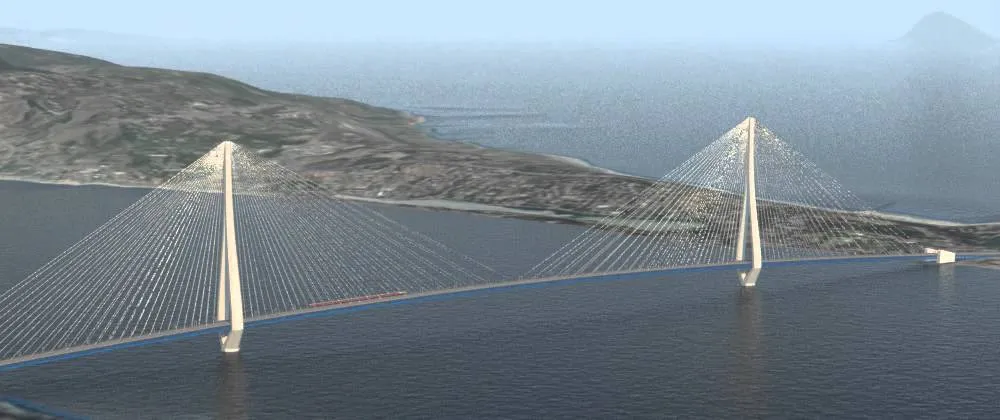 render ponte sullo stretto di messina