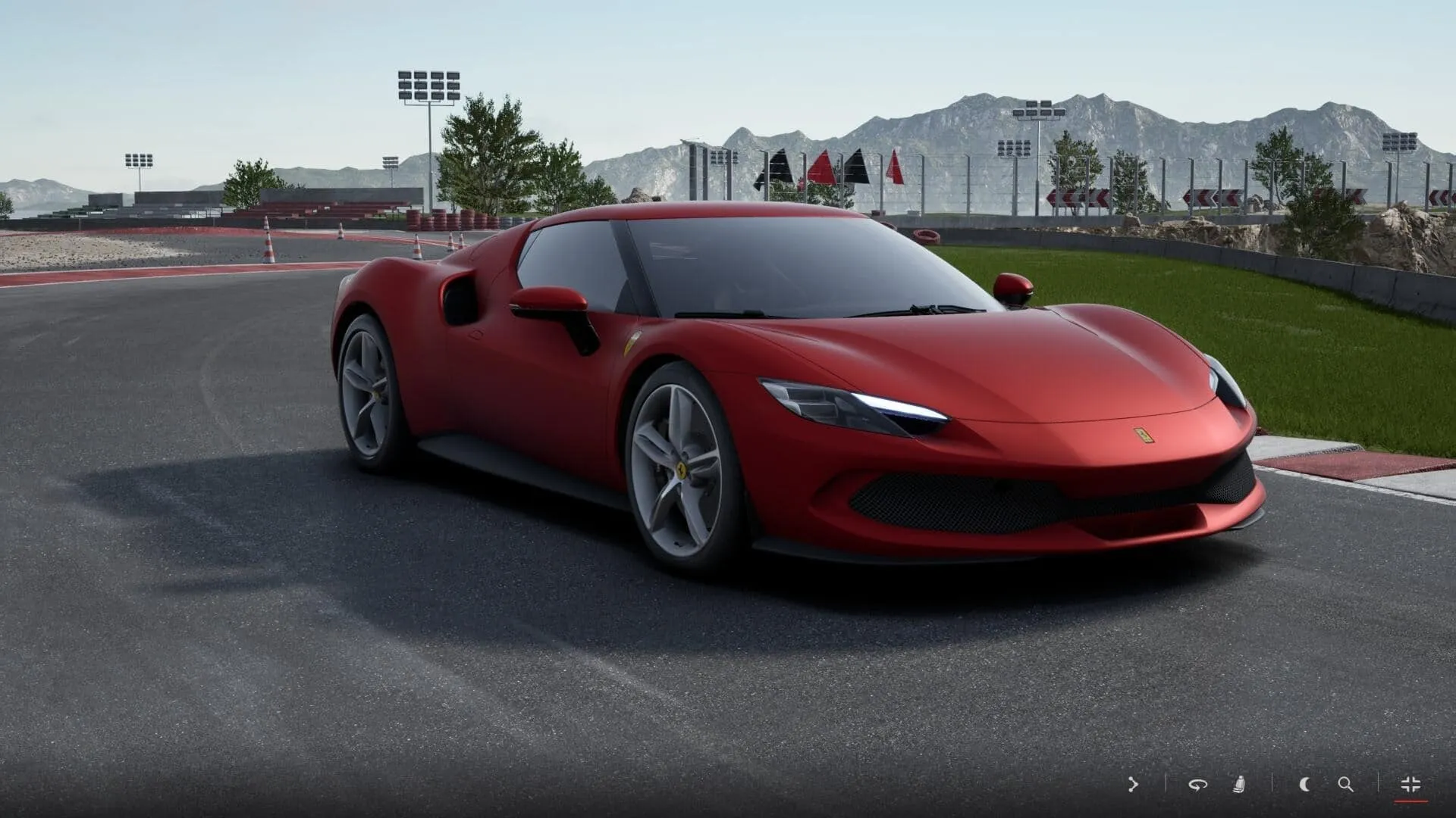 rosso opaco ferrari f1 75