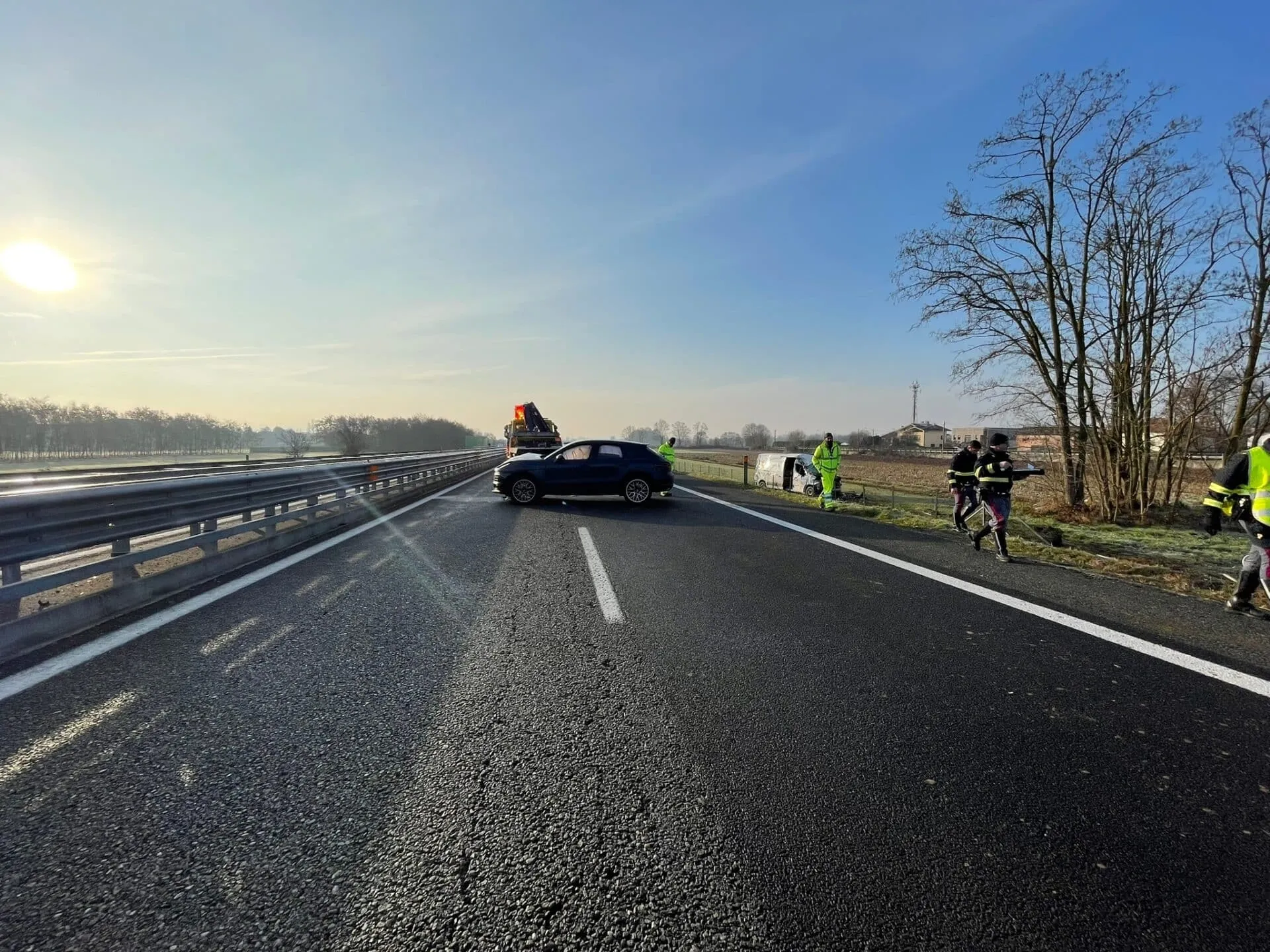 scena incidente autostrada