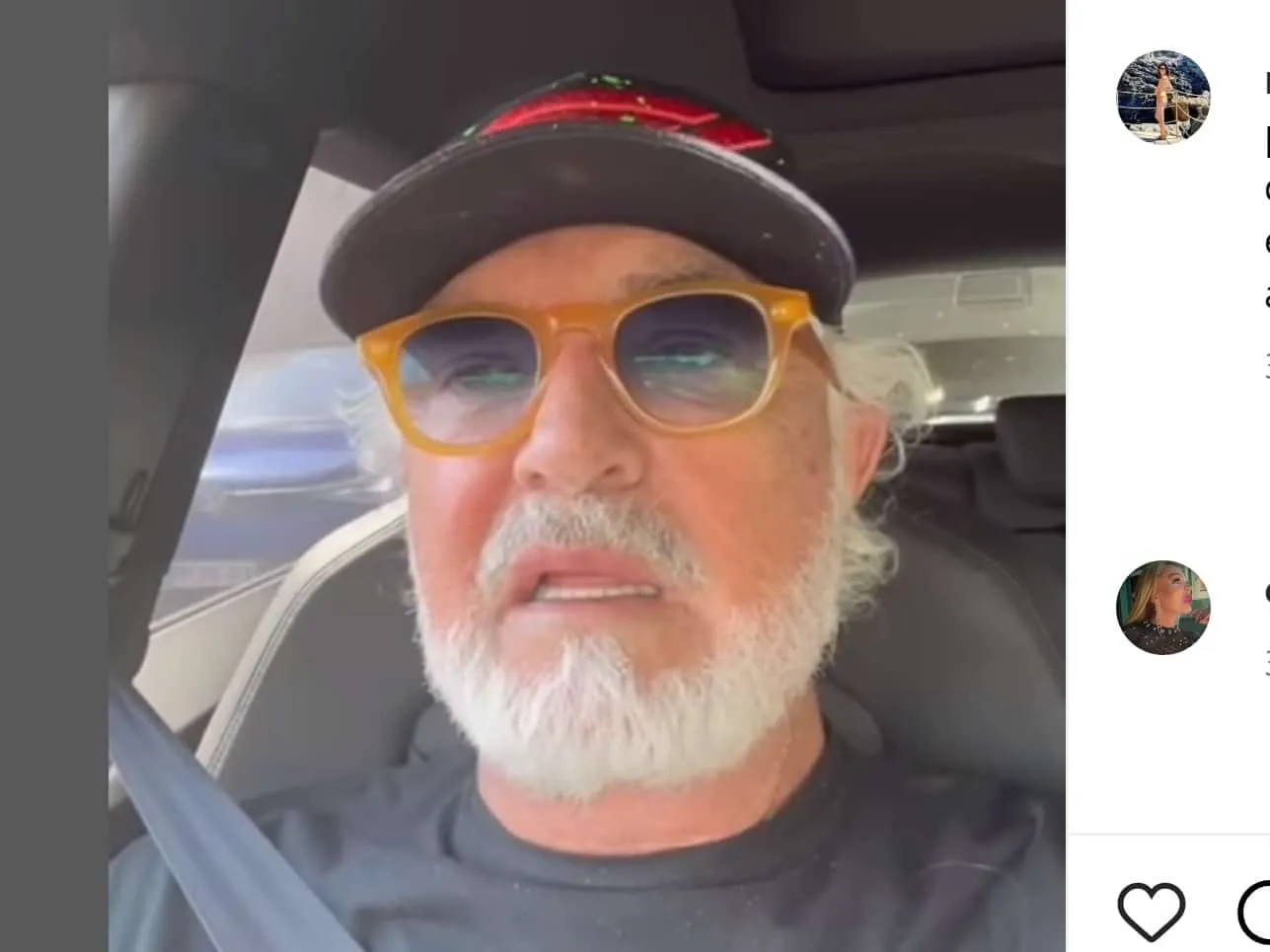 sfogo briatore instagram