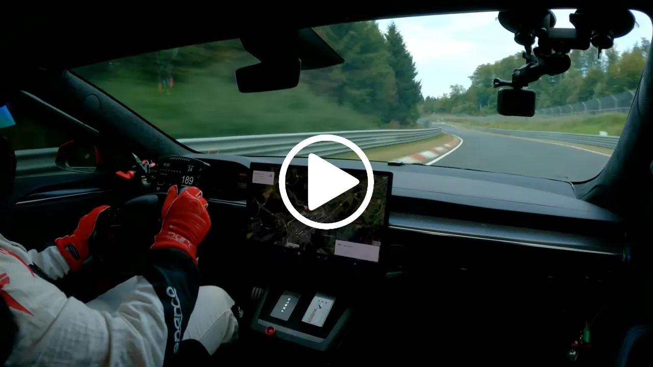 tesla model s plaid nurburgring