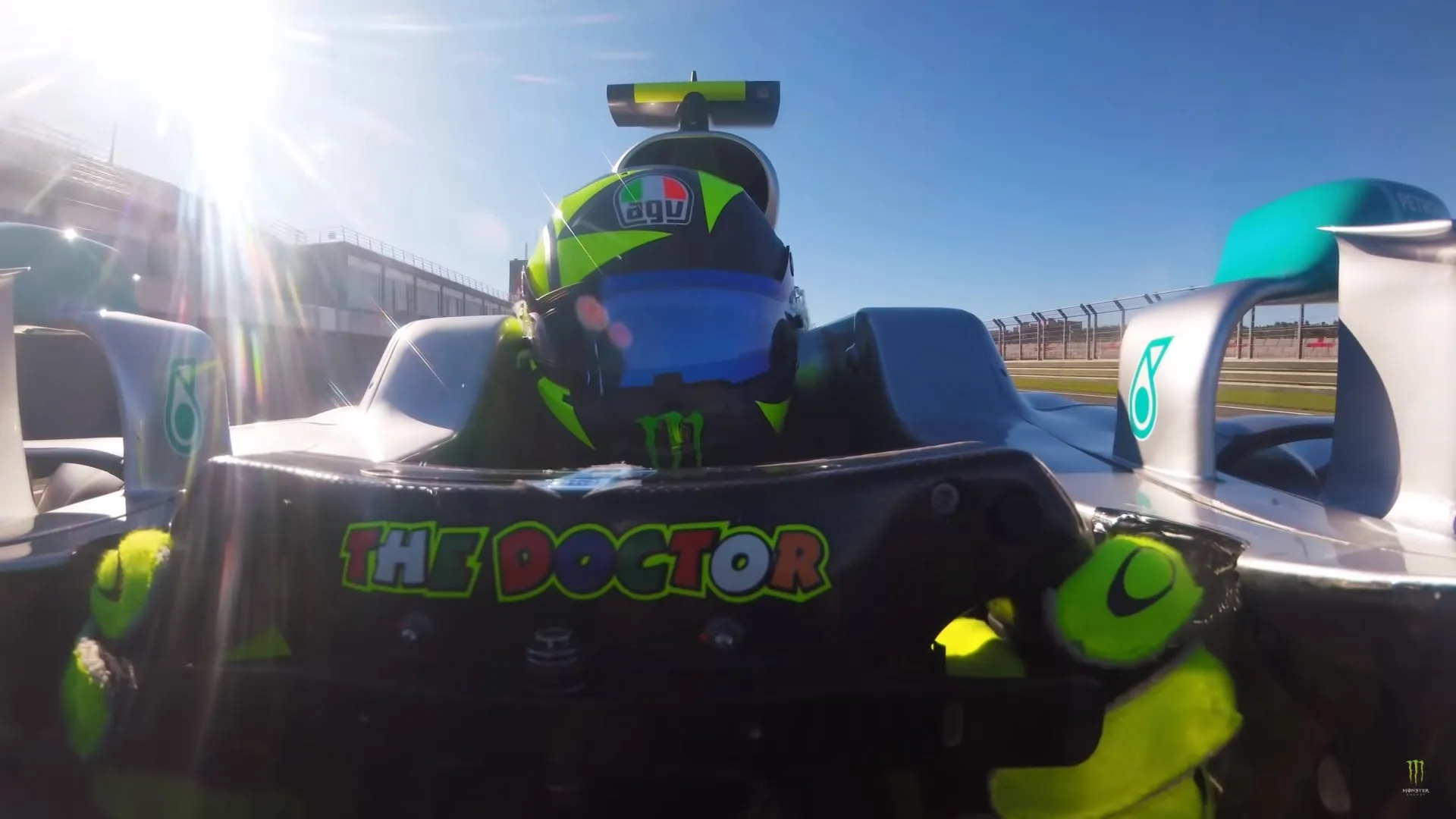 valentino rossi f1 on board