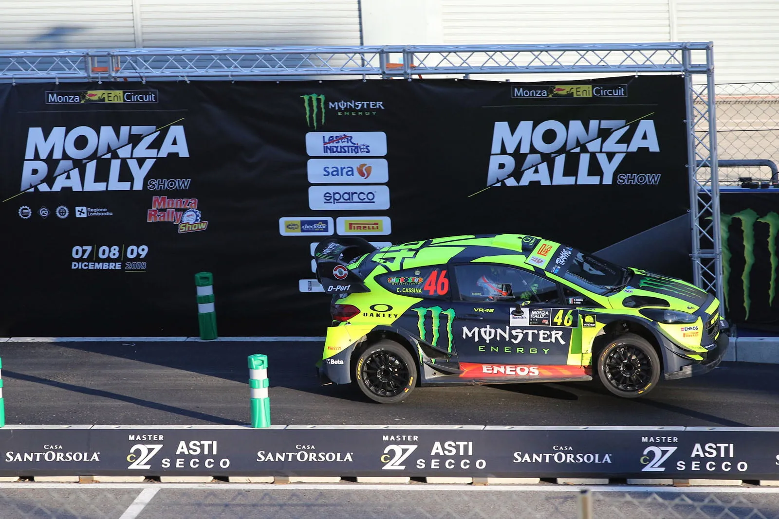 valentino rossi monza rally show 2019