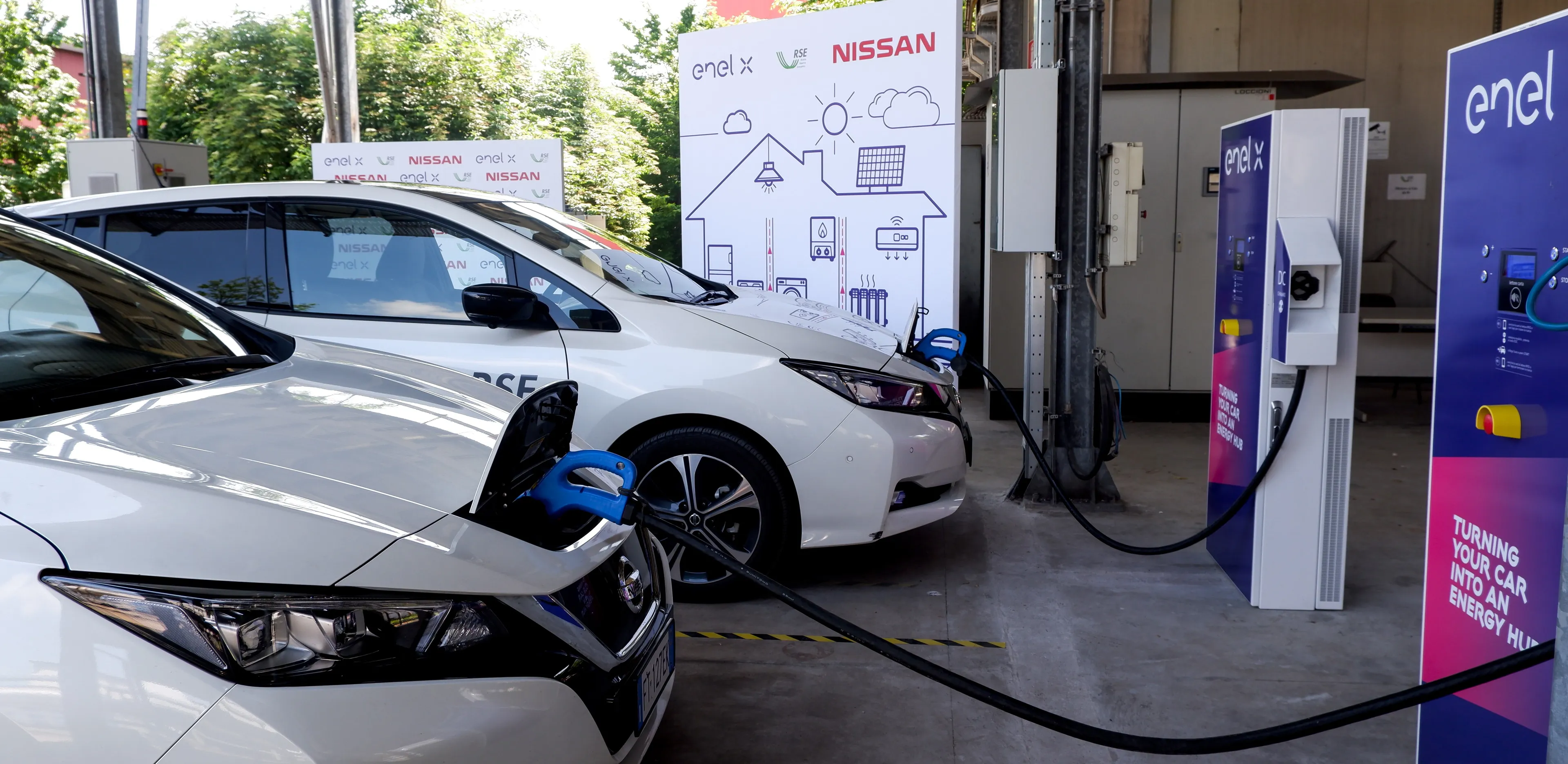 vehicle to grid nissan leaf