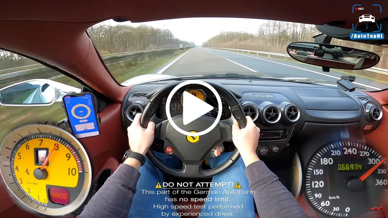 velocita massima ferrari f430