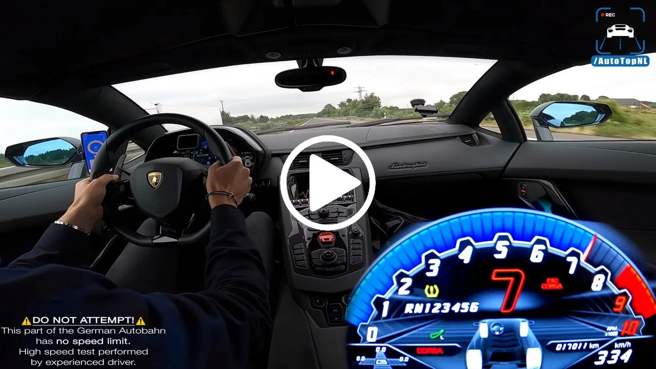 velocita massima lamborghini aventador sv