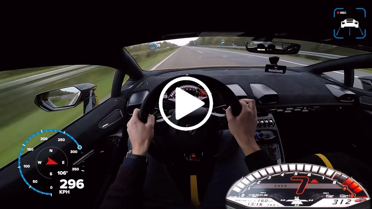 velocita massima lamborghini huracan performante