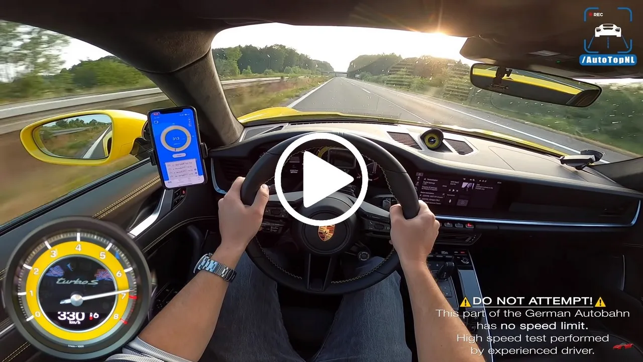 velocita massima porsche 911 turbo s